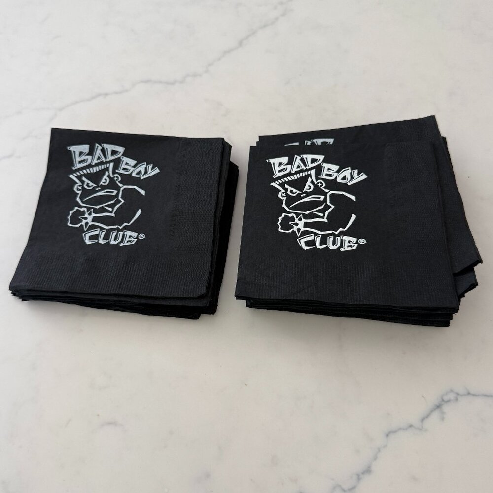 Bad Boy Club Cocktail Napkins - QTY 32